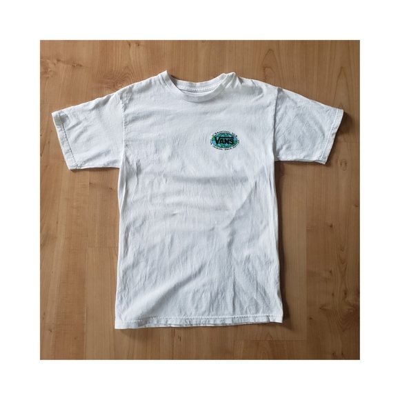 🚀Old School Vans White Graphic T shirt - Picture 2 of 5